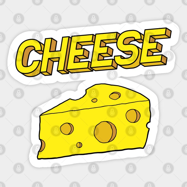 Cheese Sticker by Cup Of Joe, Inc.